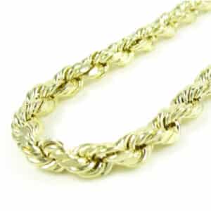 Anthony's Jewelers, Gold Rope Chain, rope chain, gold, jewelry, necklace