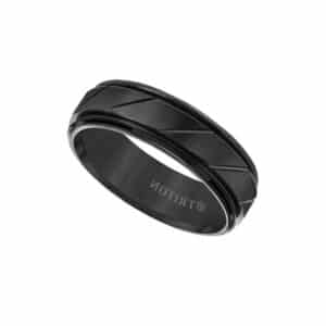 Shop our All Black Tungsten Wedding Bands at Anthony's Jewelers