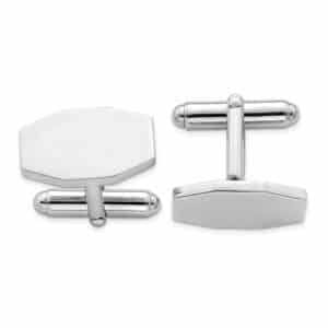 Sterling Silver Engravable Cuff Links